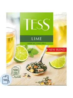 Чай TESS Лайм зеленый с добавками 100 пак/уп