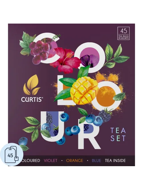 Чай Curtis Colour tea set ассорти 9 вкусов пакет 45 сашет
