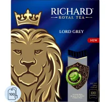 Чай Richard Lord Grey, черный, аромат, 100сашетx2г