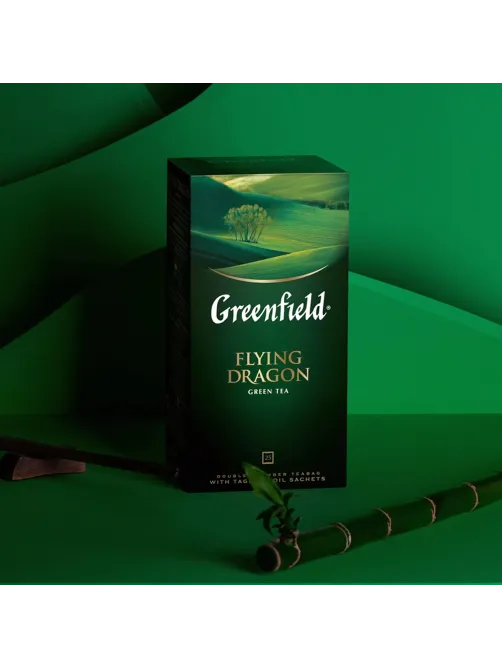 Чай Greenfield Flying Dragon зеленый фольгир.25пак/уп 0358-10