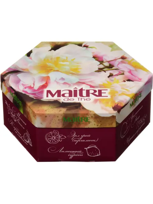 Чай Maitre de  The Цветы  12 вкусов 60 пак./уп