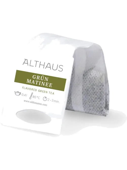 Чай пакетированный Althaus Grun Matinee Grand Pack зеленый, 15x4г