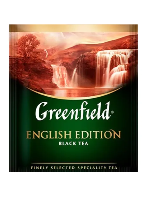 Чай Greenfield English Edition черный фольгир.100пак/уп