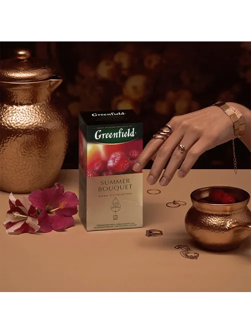 Чай Greenfield Summer Bouquet фруктовый фольгир.25пак/уп 0433-10