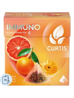 Чай Curtis Immuno черный, аромат, средний лист, 15 пирамидок