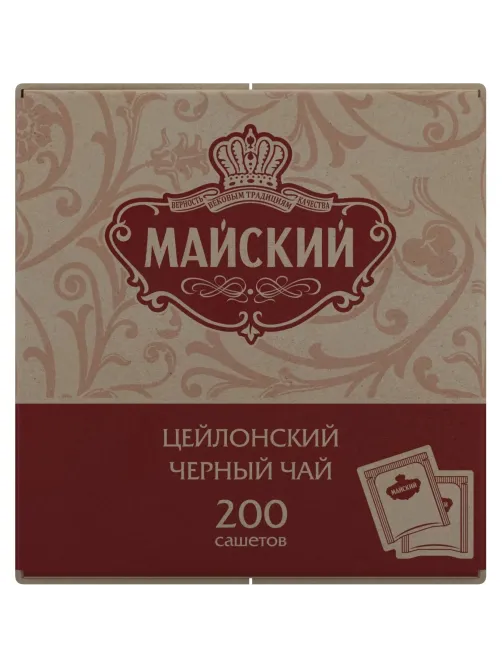 Чай Майский черный сашет 2гx200пак/уп 14286, 421007