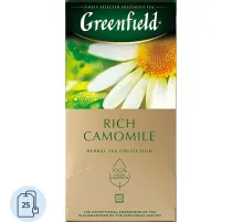 Чай Greenfield Rich Camomile травяной фольгир.25пак/уп 0432-10