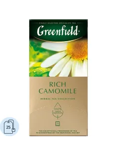 Чай Greenfield Rich Camomile травяной фольгир.25пак/уп 0432-10