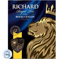 Чай Richard Royal Ceylon черный в пакетиках 2гx100шт 61066, 13936