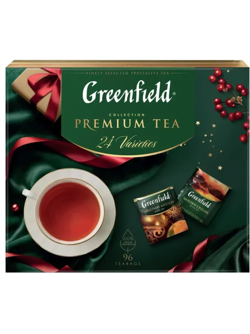 Чай Greenfield Premium Tea Collection 24 сорта, 96пак 1782-08/1970-08