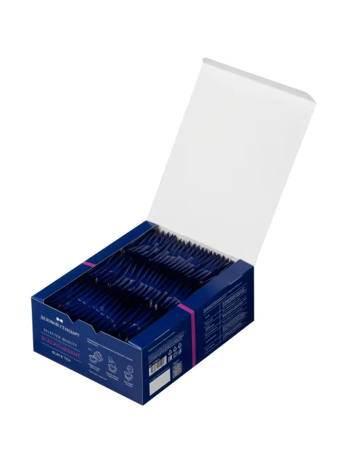 Чай Деловой Стандарт blackcurrant черн. 100 пакx2гр