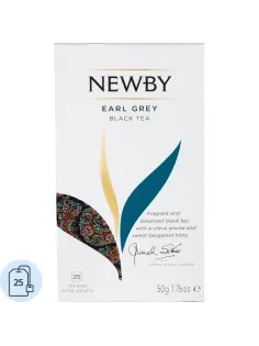 Чай Newby Эрл Грей черный 25 пакетиков