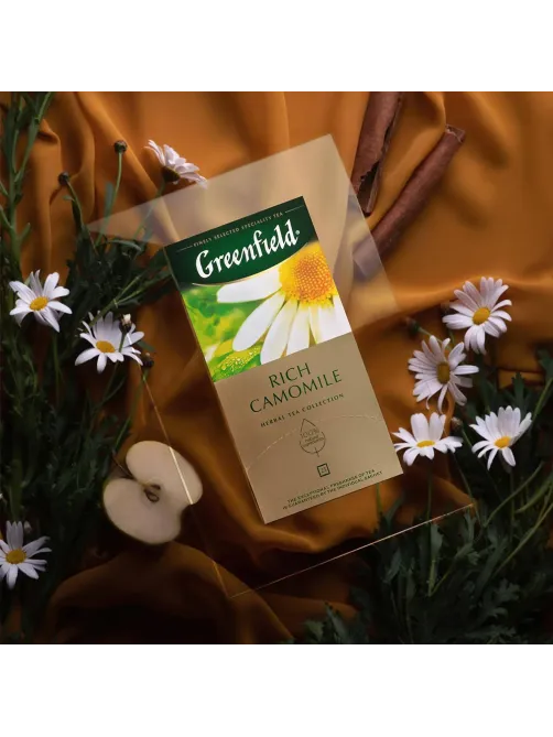 Чай Greenfield Rich Camomile травяной фольгир.25пак/уп 0432-10