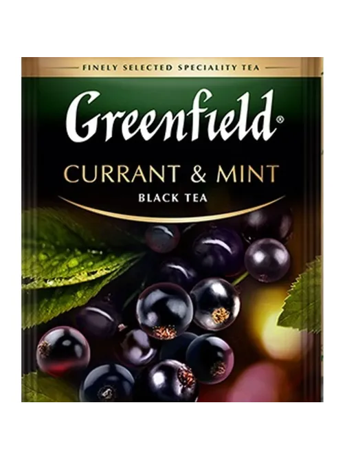 Чай Greenfield Currant and Mint черный фольгир. 25пак/уп 1249-10