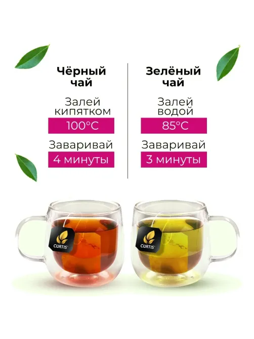 Чай Curtis Colour tea set ассорти 9 вкусов пакет 45 сашет