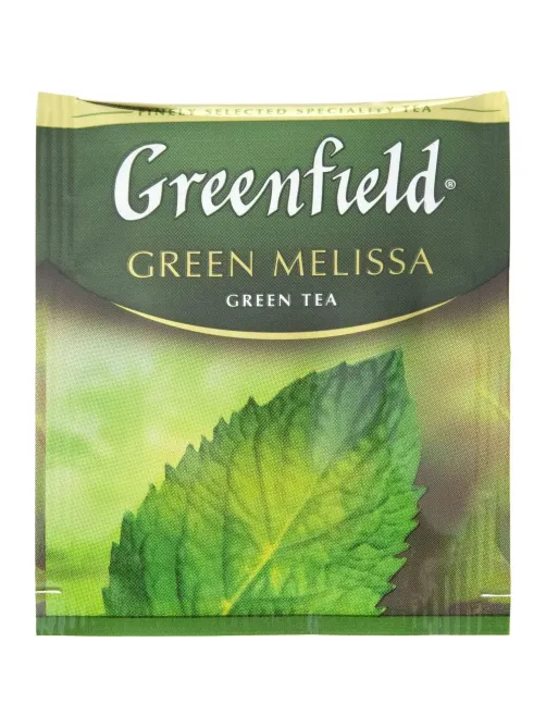 Чай Greenfield Green Melissa зеленый фольгир.25пак/уп 0435-10