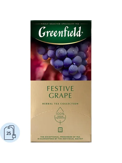 Чай Greenfield Festive Grape фруктовый фольгир.25пак/уп 0522-10