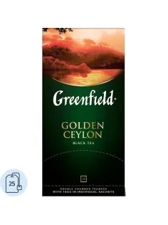 Чай Greenfield Golden Ceylon черный фольгир.25пак/уп 0352-10