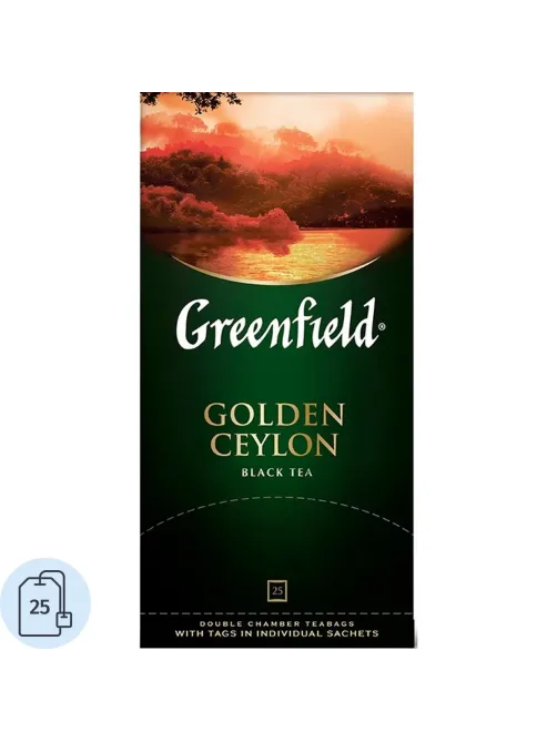 Чай Greenfield Golden Ceylon черный фольгир.25пак/уп 0352-10