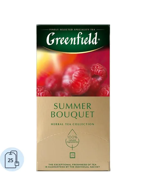 Чай Greenfield Summer Bouquet фруктовый фольгир.25пак/уп 0433-10