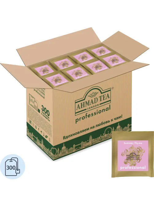Чай Ahmad Tea Professional черный Летний Чабрец, 300пакx1,8г 1656