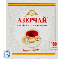 Чай Азерчай Букет черн. с бергамотом 100 пакx2гр/уп 130340