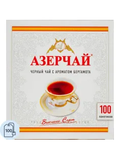 Чай Азерчай Букет черн. с бергамотом 100 пакx2гр/уп 130340
