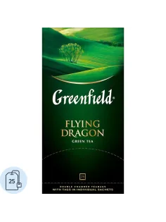 Чай Greenfield Flying Dragon зеленый фольгир.25пак/уп 0358-10