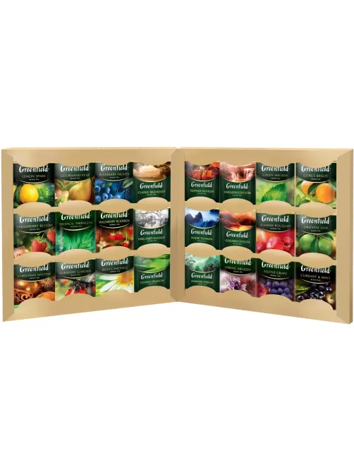 Чай Greenfield Premium Tea Collection 24 сорта, 96пак 1782-08/1970-08