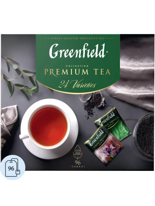 Чай Greenfield Premium Tea Collection 24 сорта, 96пак 1782-08/1970-08