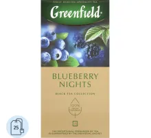 Чай Greenfield Blueberry nights черный,25пак 0996-10-1/2073-10