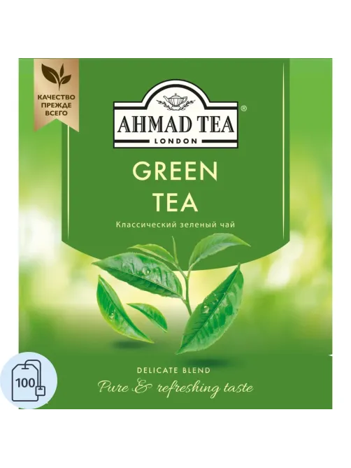 Чай Ahmad Green Tea зеленый 100пак/уп 478
