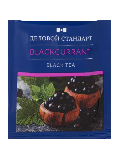 Чай Деловой Стандарт blackcurrant черн. 100 пакx2гр
