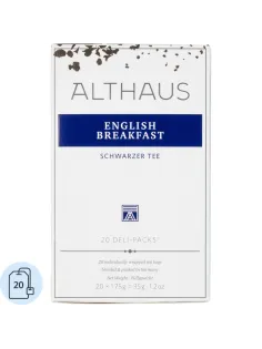 Чай Althaus Deli Packs English Breakfast 20 пакx1,75гр/уп