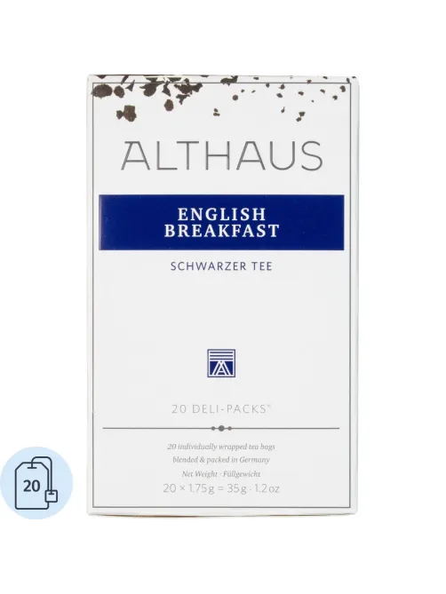 Чай Althaus Deli Packs English Breakfast 20 пакx1,75гр/уп