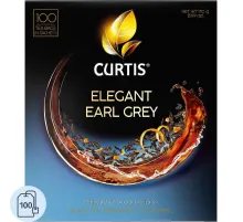 Чай Curtis Elegant Earl Grey черный, аромат, мелкий лист, 100 сашет