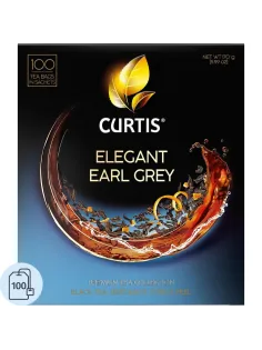 Чай Curtis Elegant Earl Grey черный, аромат, мелкий лист, 100 сашет