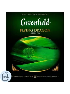 Чай Greenfield Flying Dragon зеленый фольгир.100пак/уп 0585-09
