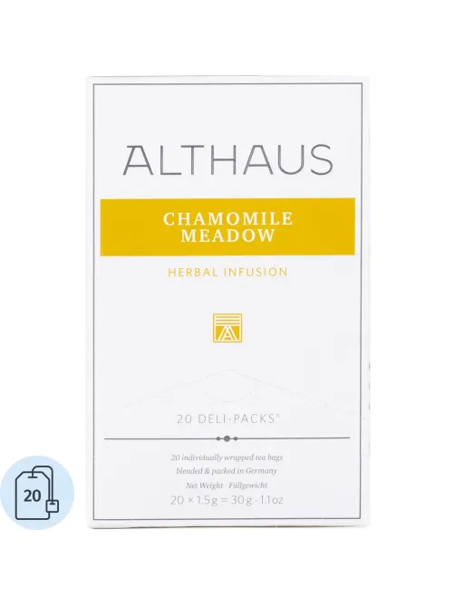 Чай травяной в пакетиках Althaus Chamomile Meadow(Ромашковый) 20пакx1,5гр