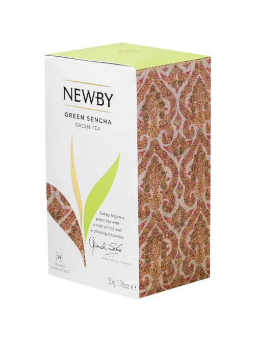Чай Newby Зеленая Сенча зеленый 25 пакетиков