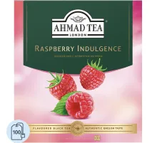 Чай Ahmad Tea Малиновое Лакомство, черный, пакетики в конвертах 100x1,5г/уп