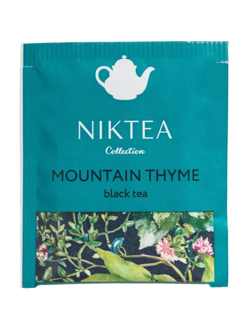 Чай Niktea черный Горный Чабрец, 25пак/1уп