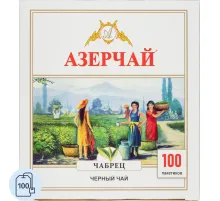 Чай Азерчай Букет черн. с чабрецом 100 пакx2гр/уп  209217/416029