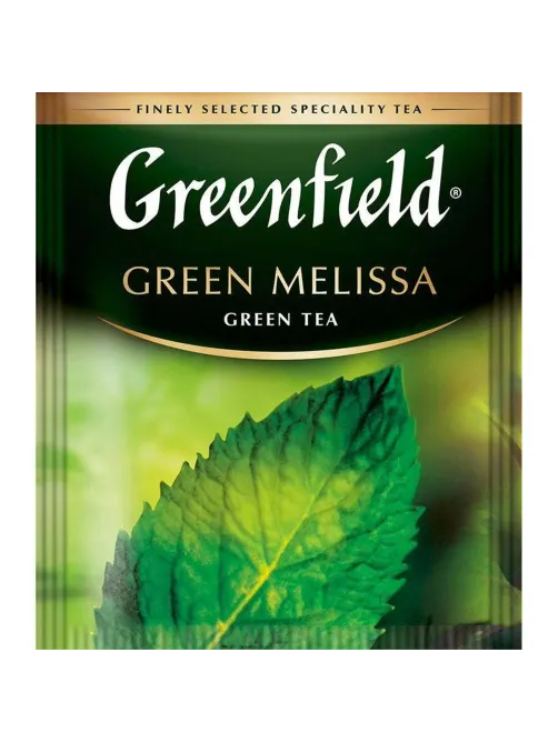 Чай Greenfield Green Melissa зеленый фольгир.100пак/уп 0879-09