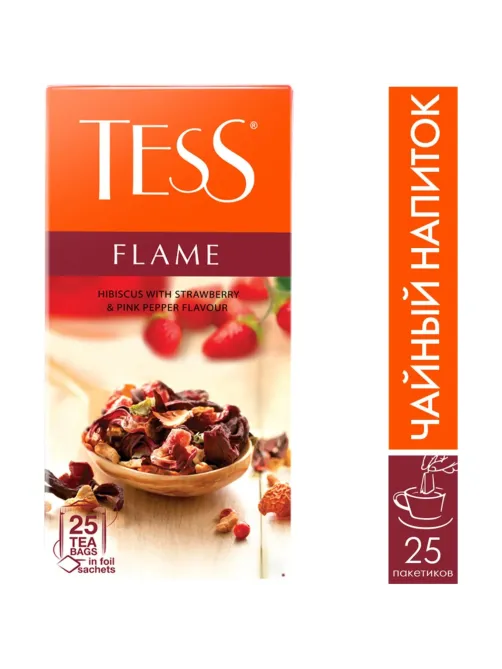 Чай TESS FLAME фруктовы 25пак