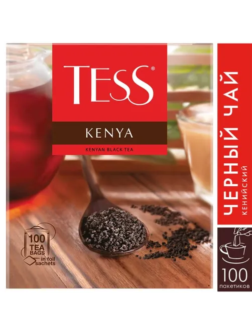 Чай TESS Кения черный 100 пак/уп