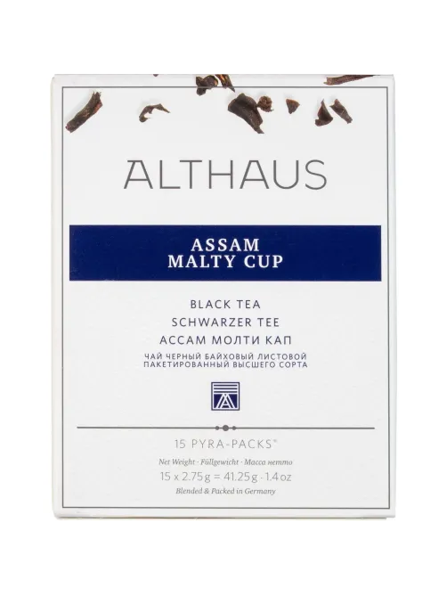 Чай Althaus Pyra Pack Assam Malty Cup, 15пак/уп (TALTHL-P00002)