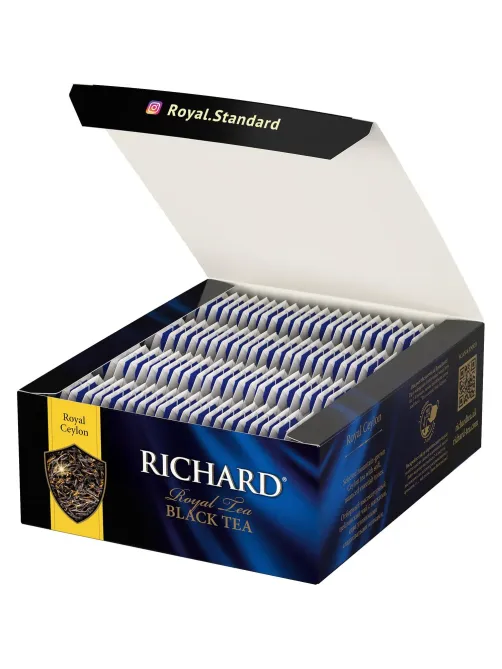 Чай Richard Royal Ceylon черный в пакетиках 2гx100шт 61066, 13936