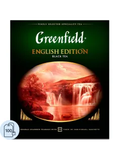 Чай Greenfield English Edition черный фольгир.100пак/уп