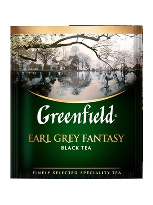 Чай Greenfield Earl Grey Fantasy черн.фольгир 100 пак/уп 0584-09